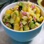easy pineapple and avocado salsa
